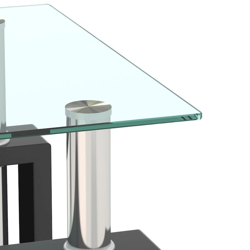 Table basse en verre trempé