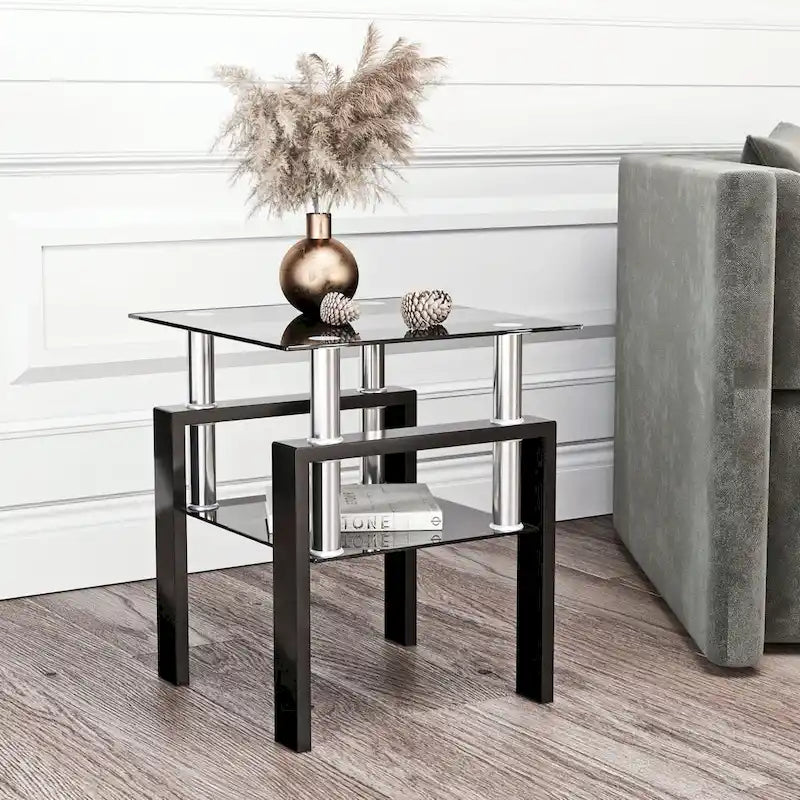 Table basse en verre trempé