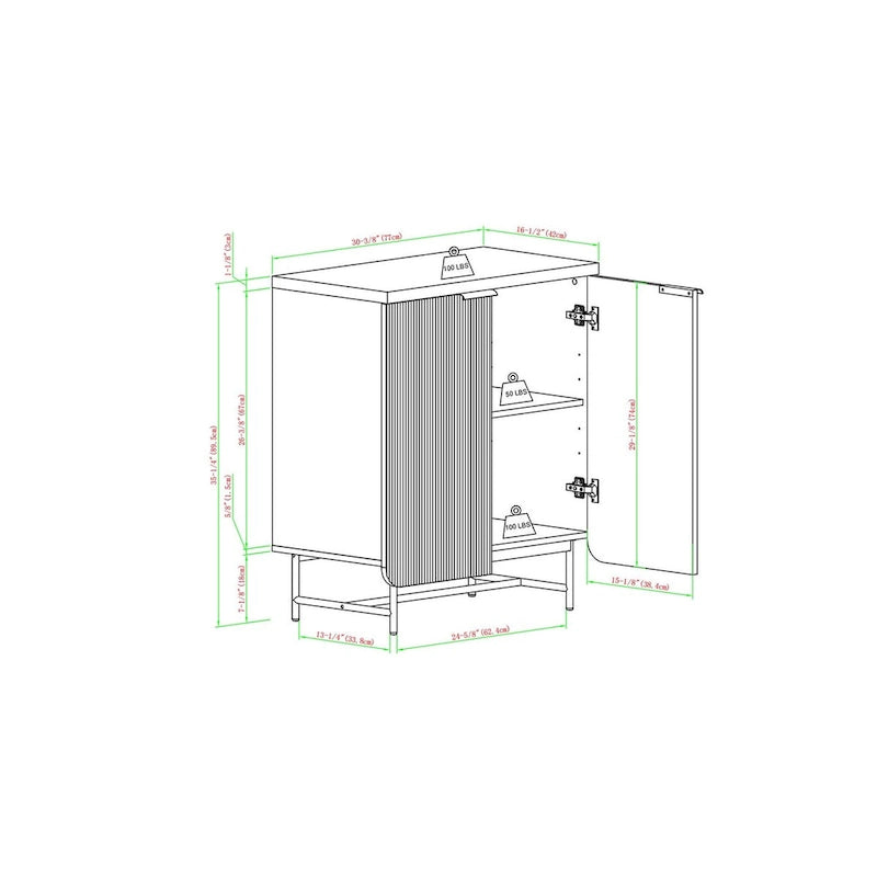 Armoire de rangement murale moderne