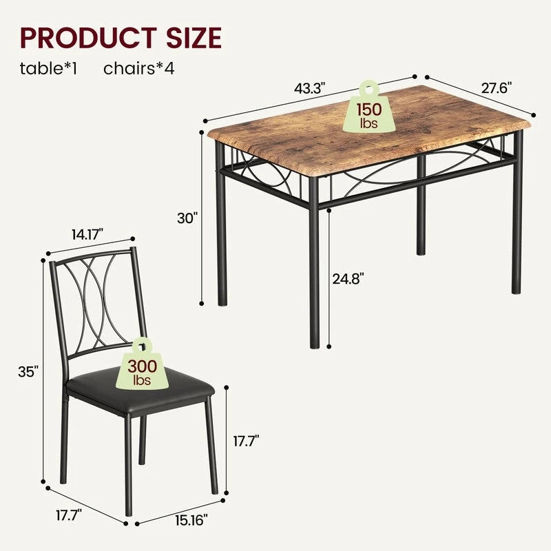 Table de salle à manger de cuisine