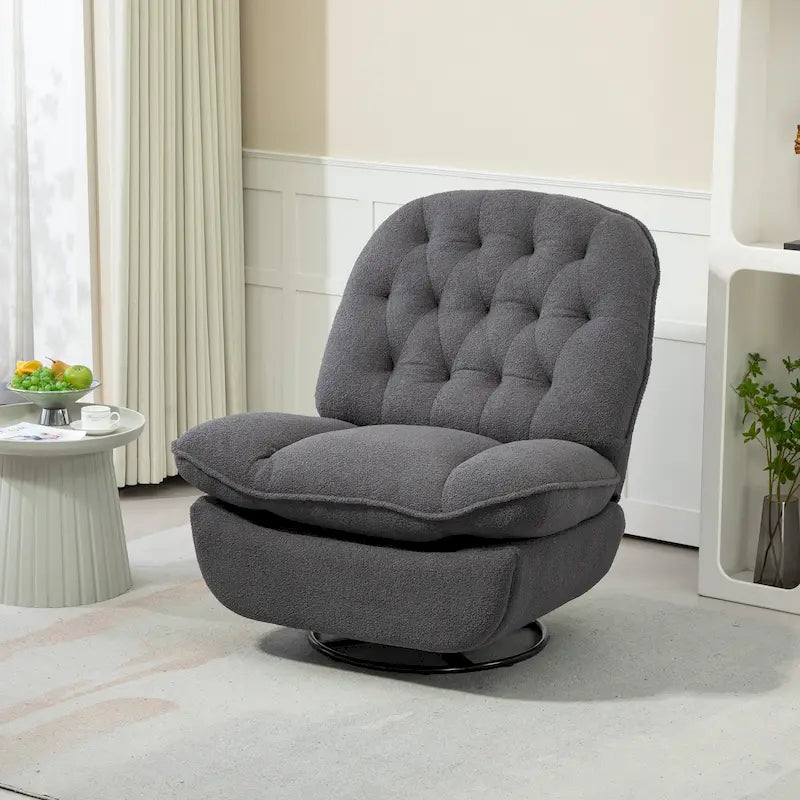 Fauteuil inclinable pivotant à 360 degrés en chenille