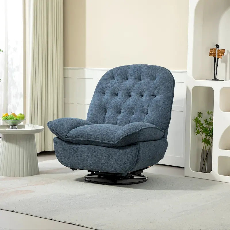 Fauteuil inclinable pivotant à 360 degrés en chenille