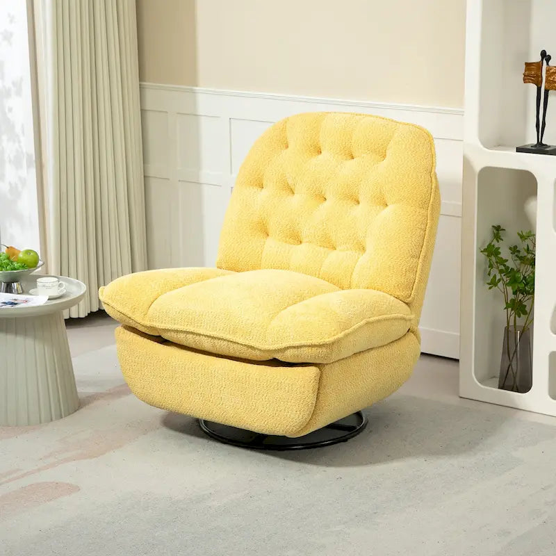 Fauteuil inclinable pivotant à 360 degrés en chenille