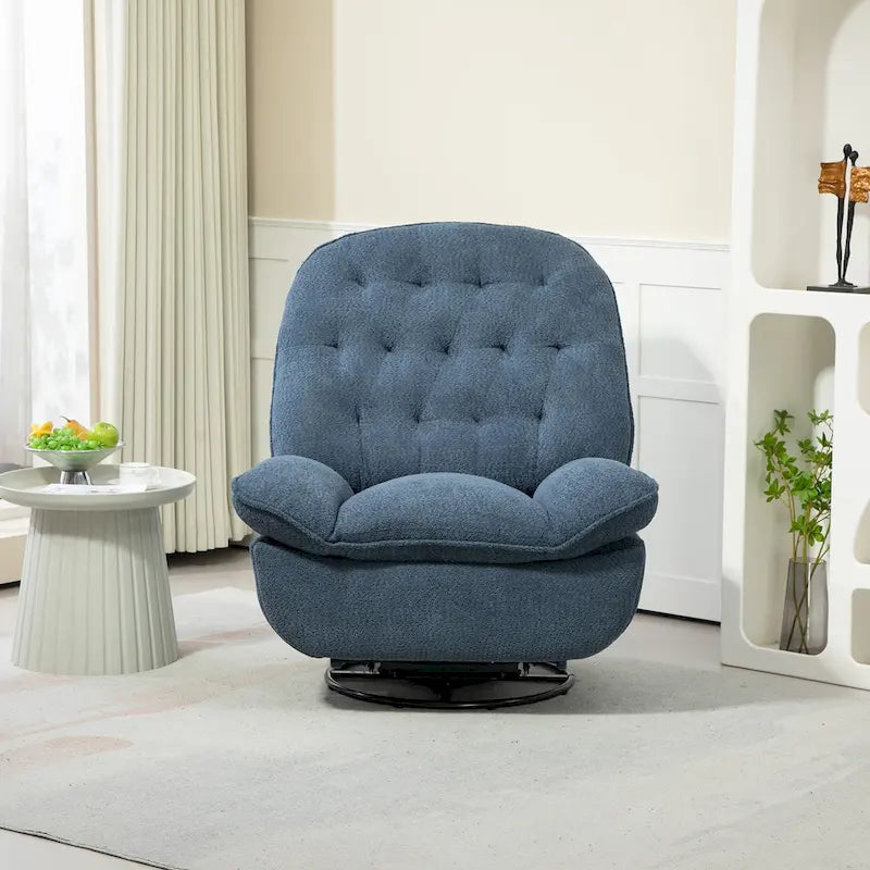 Fauteuil inclinable pivotant à 360 degrés en chenille