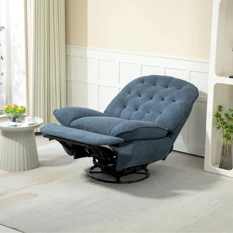 Fauteuil inclinable pivotant à 360 degrés en chenille