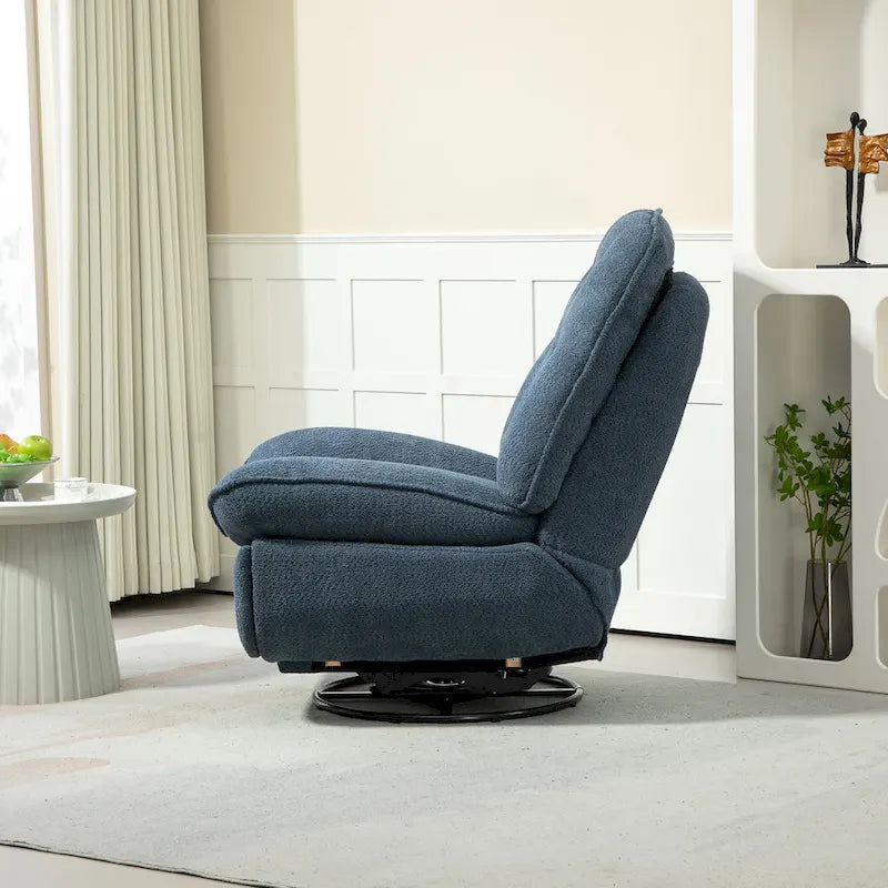 Fauteuil inclinable pivotant à 360 degrés en chenille