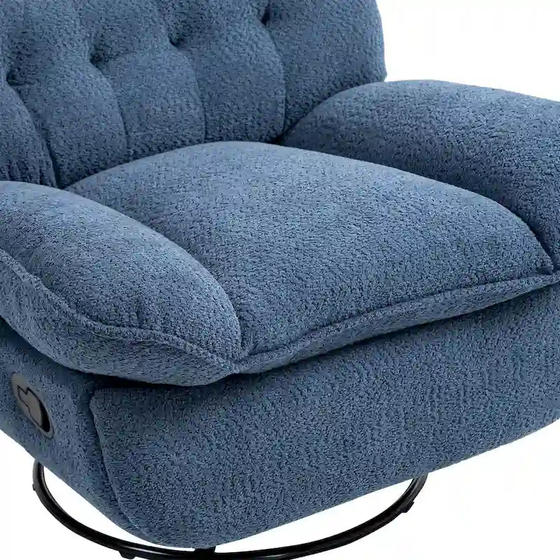 Fauteuil inclinable pivotant à 360 degrés en chenille