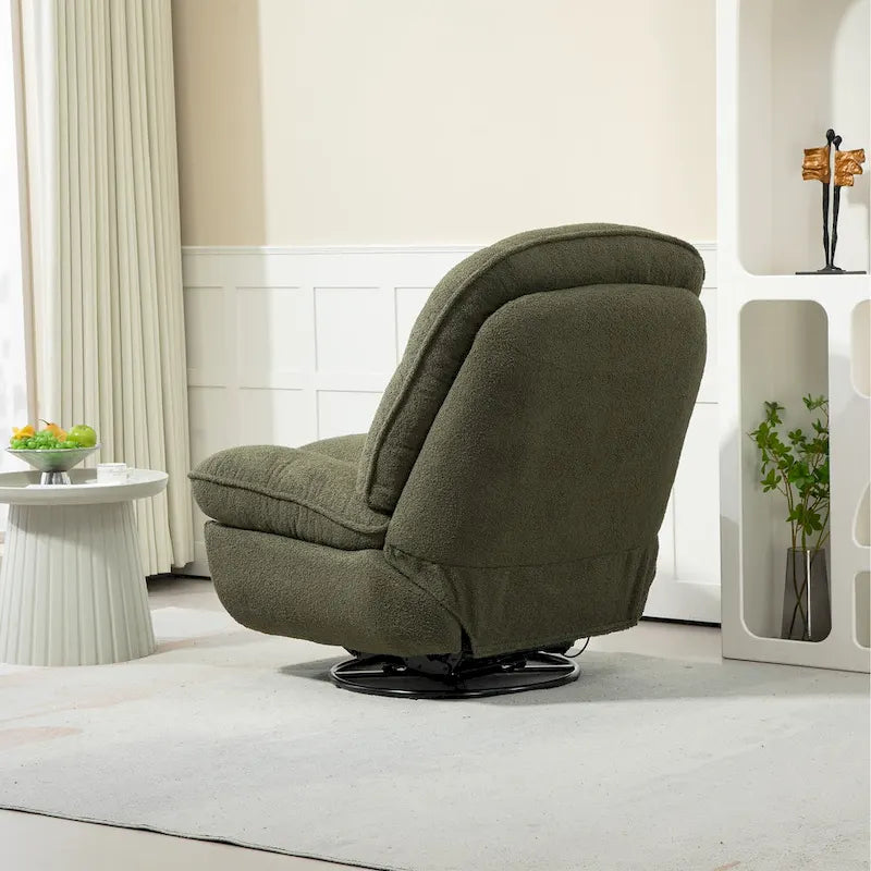 Fauteuil inclinable pivotant à 360 degrés en chenille