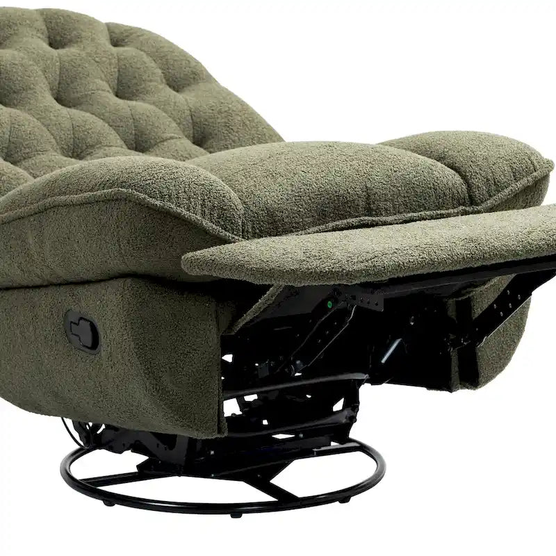 Fauteuil inclinable pivotant à 360 degrés en chenille