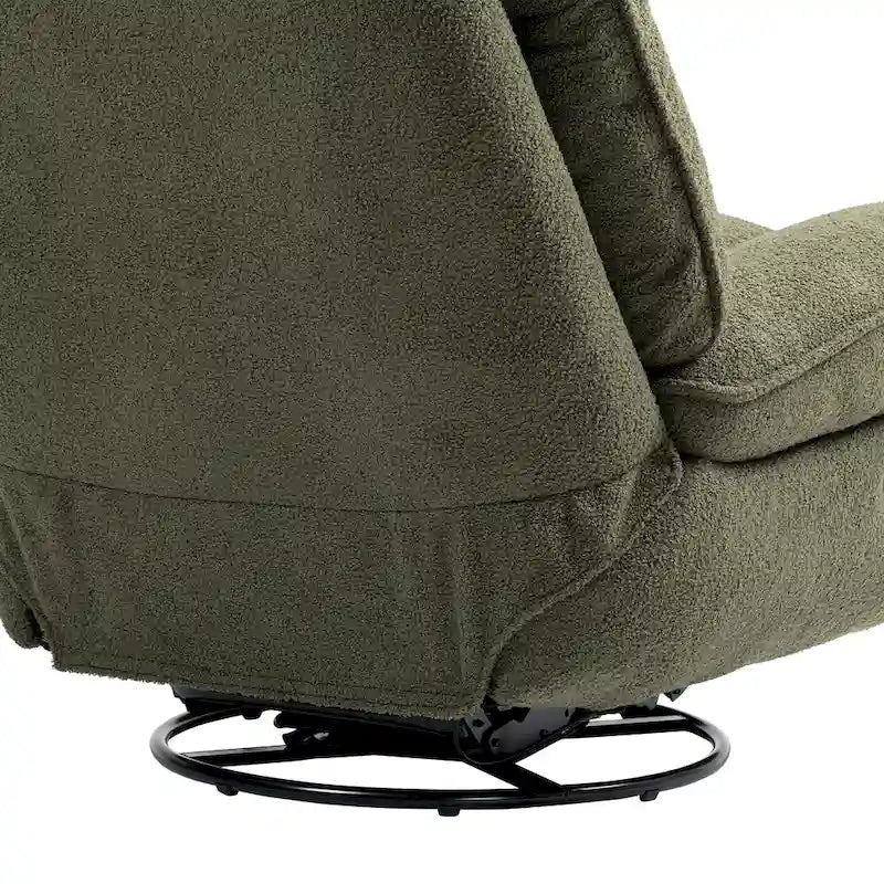 Fauteuil inclinable pivotant à 360 degrés en chenille