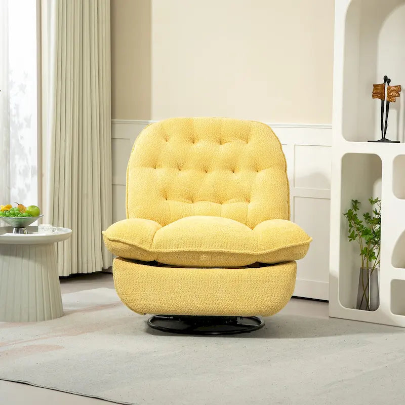 Fauteuil inclinable pivotant à 360 degrés en chenille