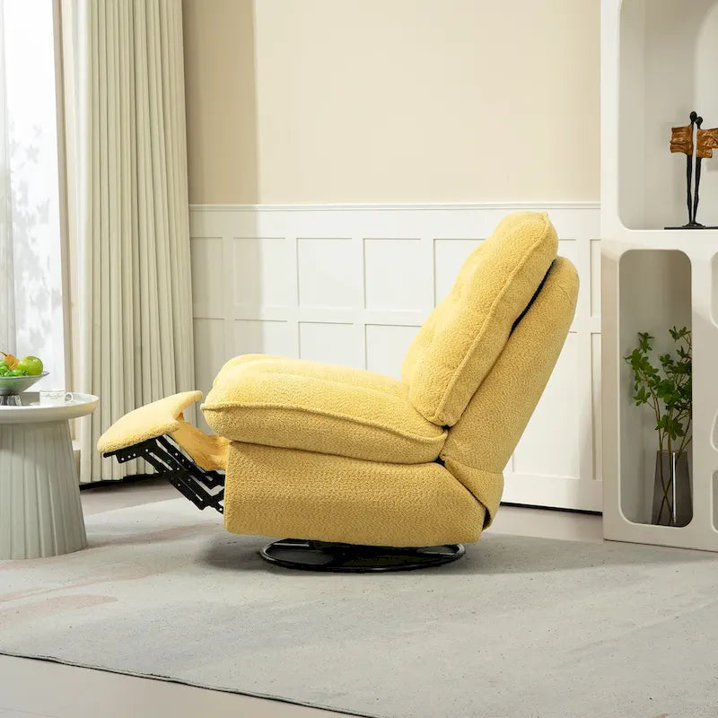 Fauteuil inclinable pivotant à 360 degrés en chenille