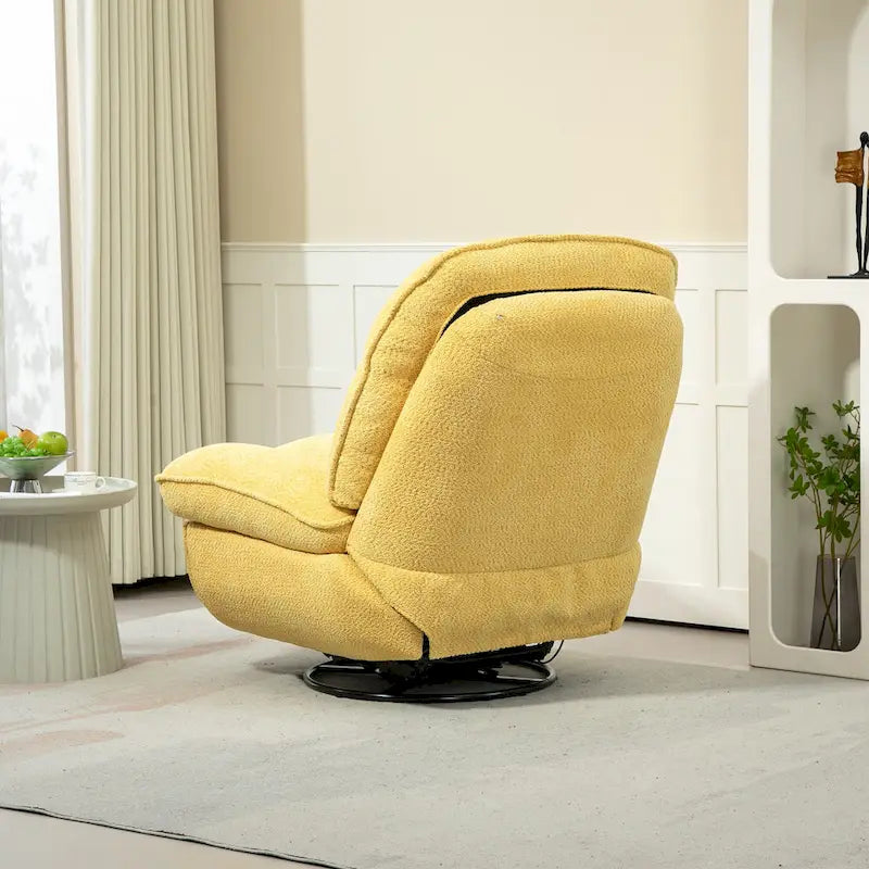 Fauteuil inclinable pivotant à 360 degrés en chenille