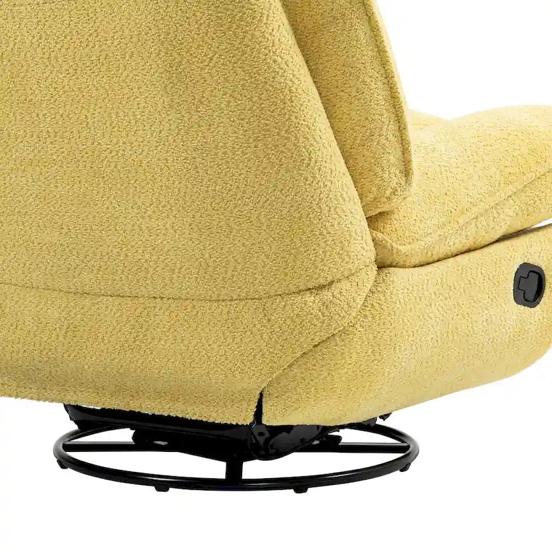 Fauteuil inclinable pivotant à 360 degrés en chenille