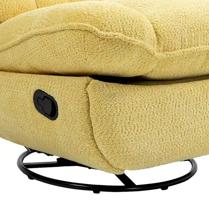 Fauteuil inclinable pivotant à 360 degrés en chenille