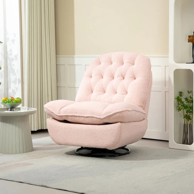 Fauteuil inclinable pivotant à 360 degrés en chenille