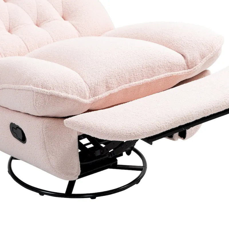 Fauteuil inclinable pivotant à 360 degrés en chenille